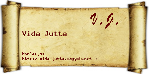 Vida Jutta névjegykártya